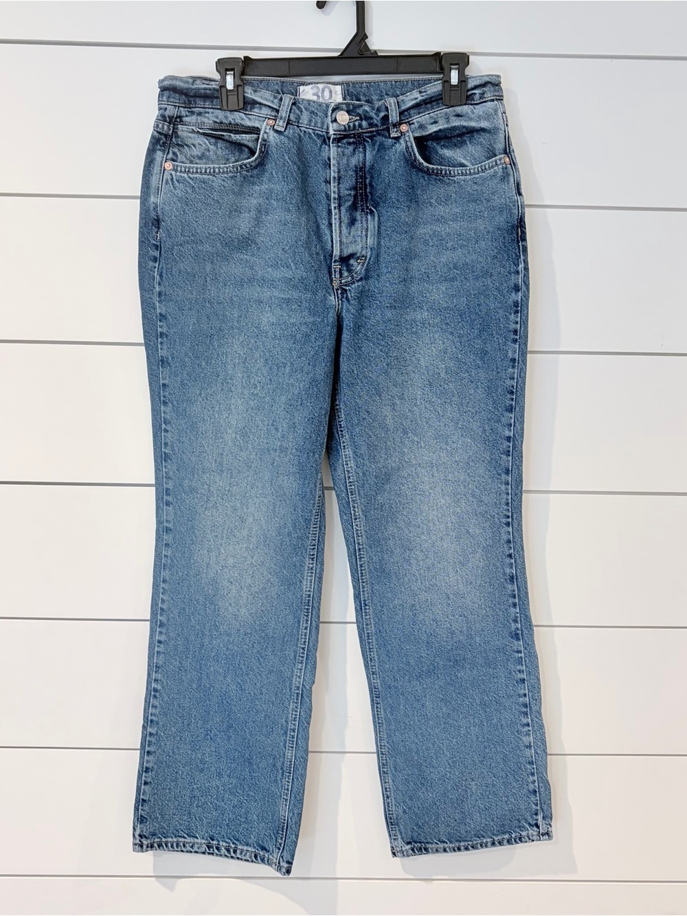 We The Free 90s Straight Jeans 30 Light Wash Boho Y2K Vintage Core Clean Girl